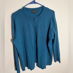 Lane Bryant Teal Cardigan